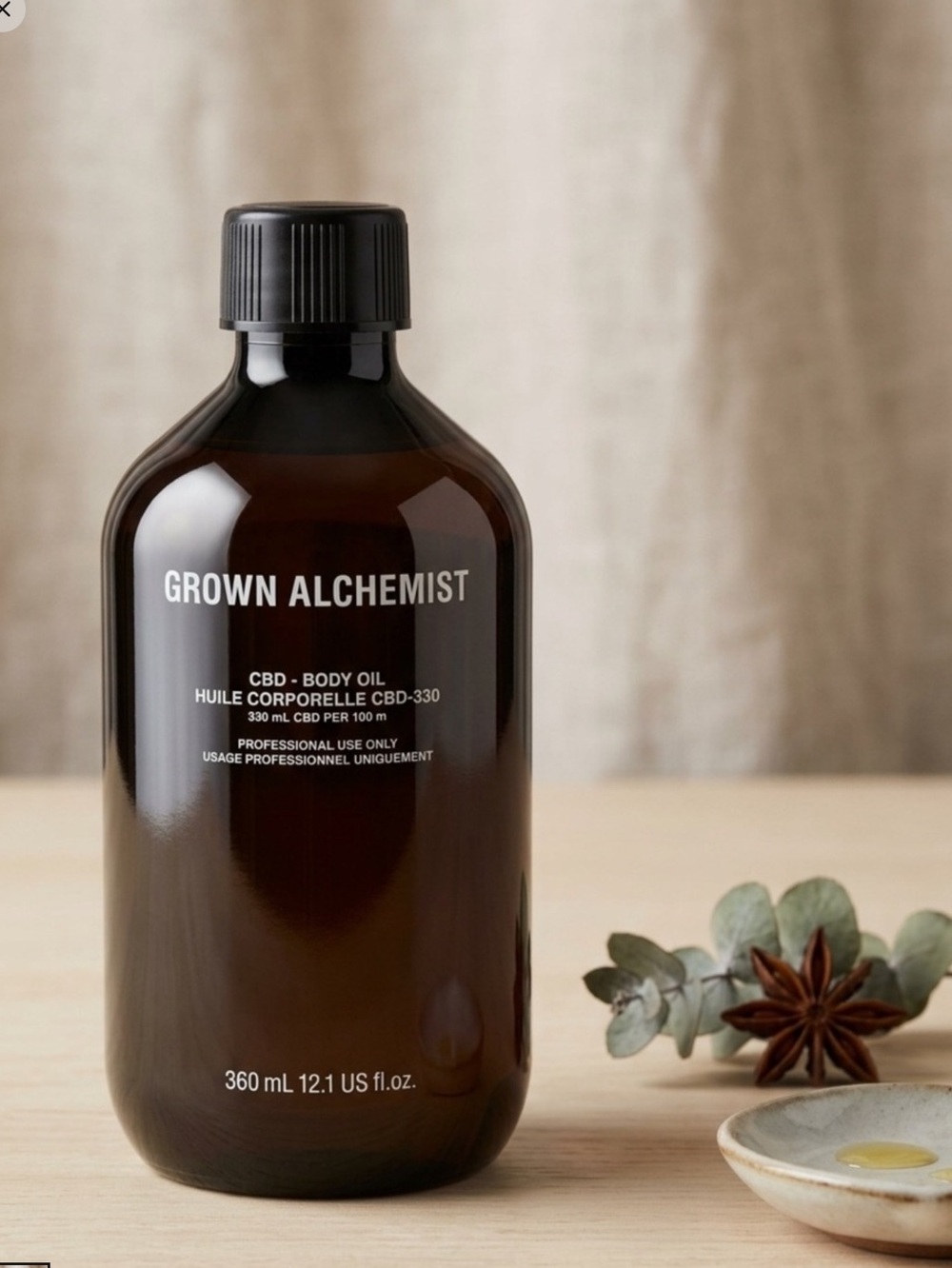 Grown Alchemist CBD Body Oil 360 ML NEW